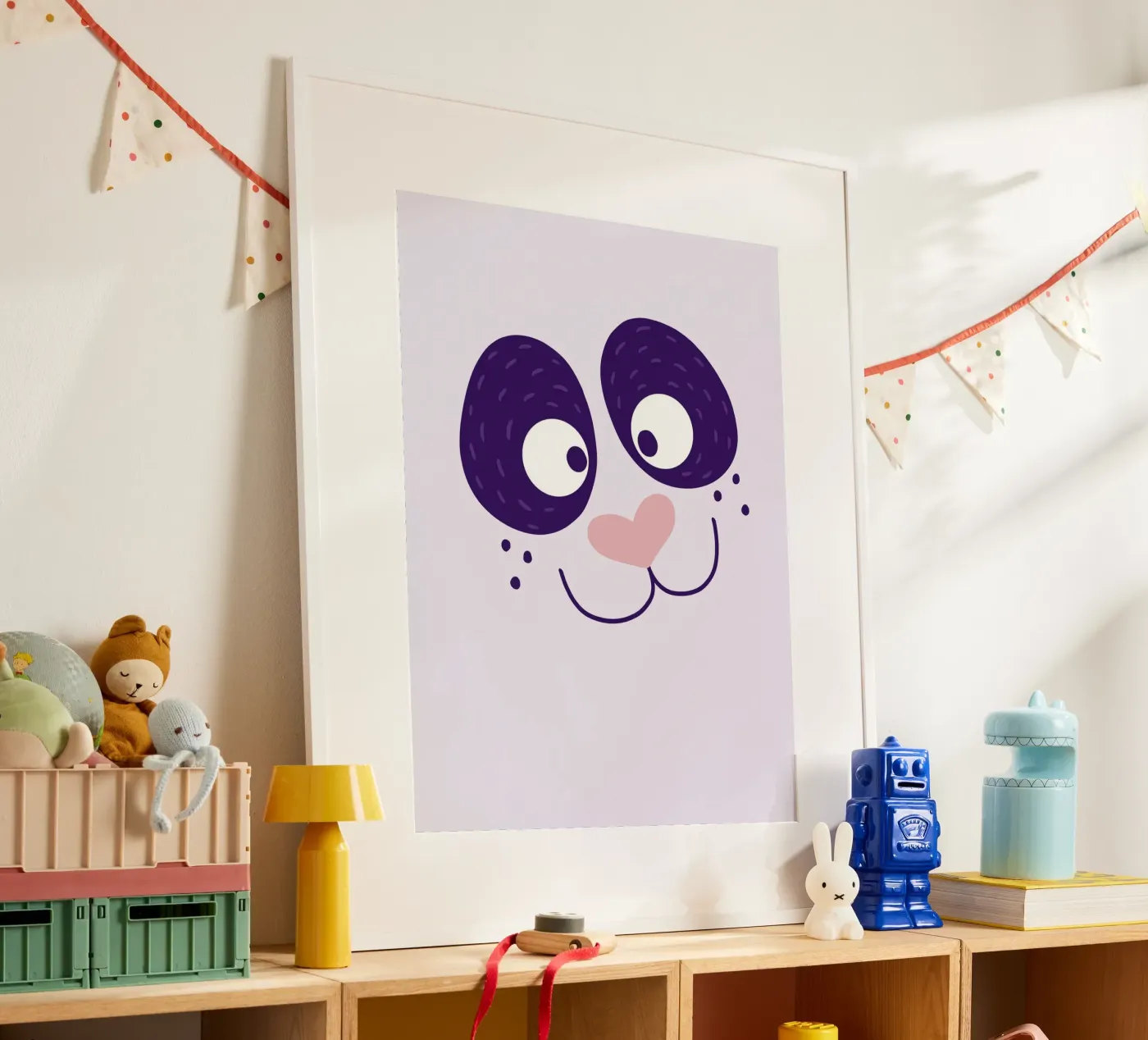 Panda poster van Sandy Thissen