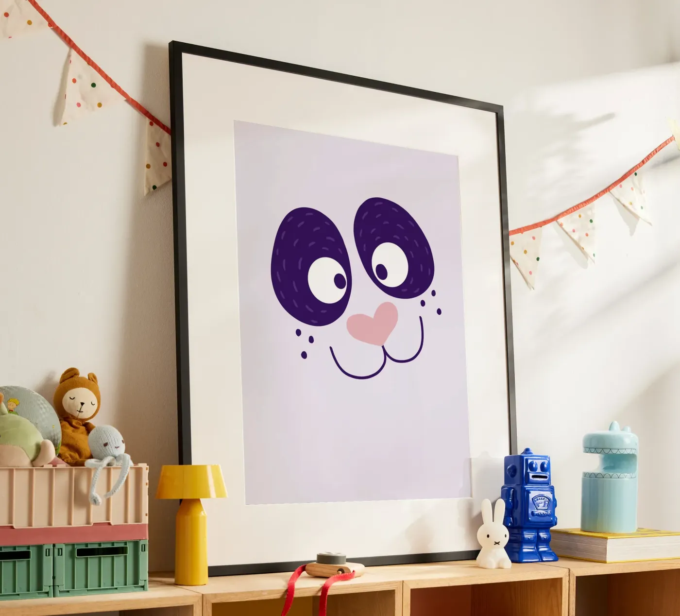 Panda poster van Sandy Thissen