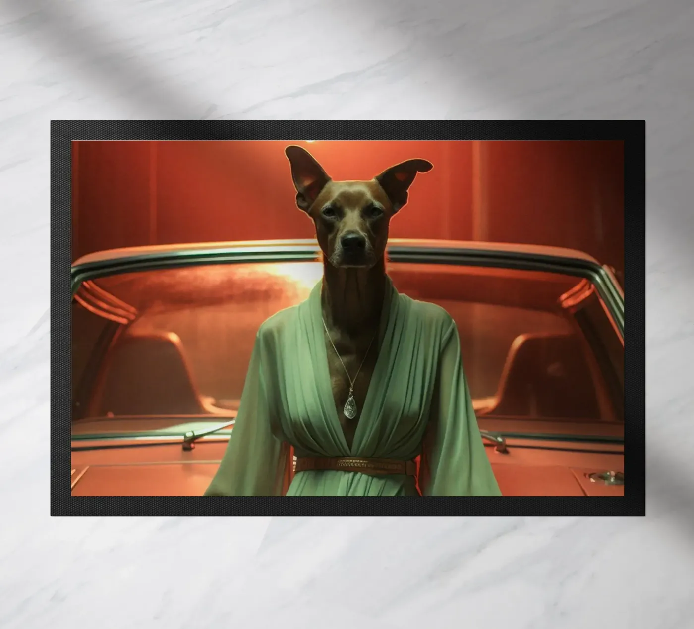 Gloria Fußmatte von Affiches Chien Originales – Dogland