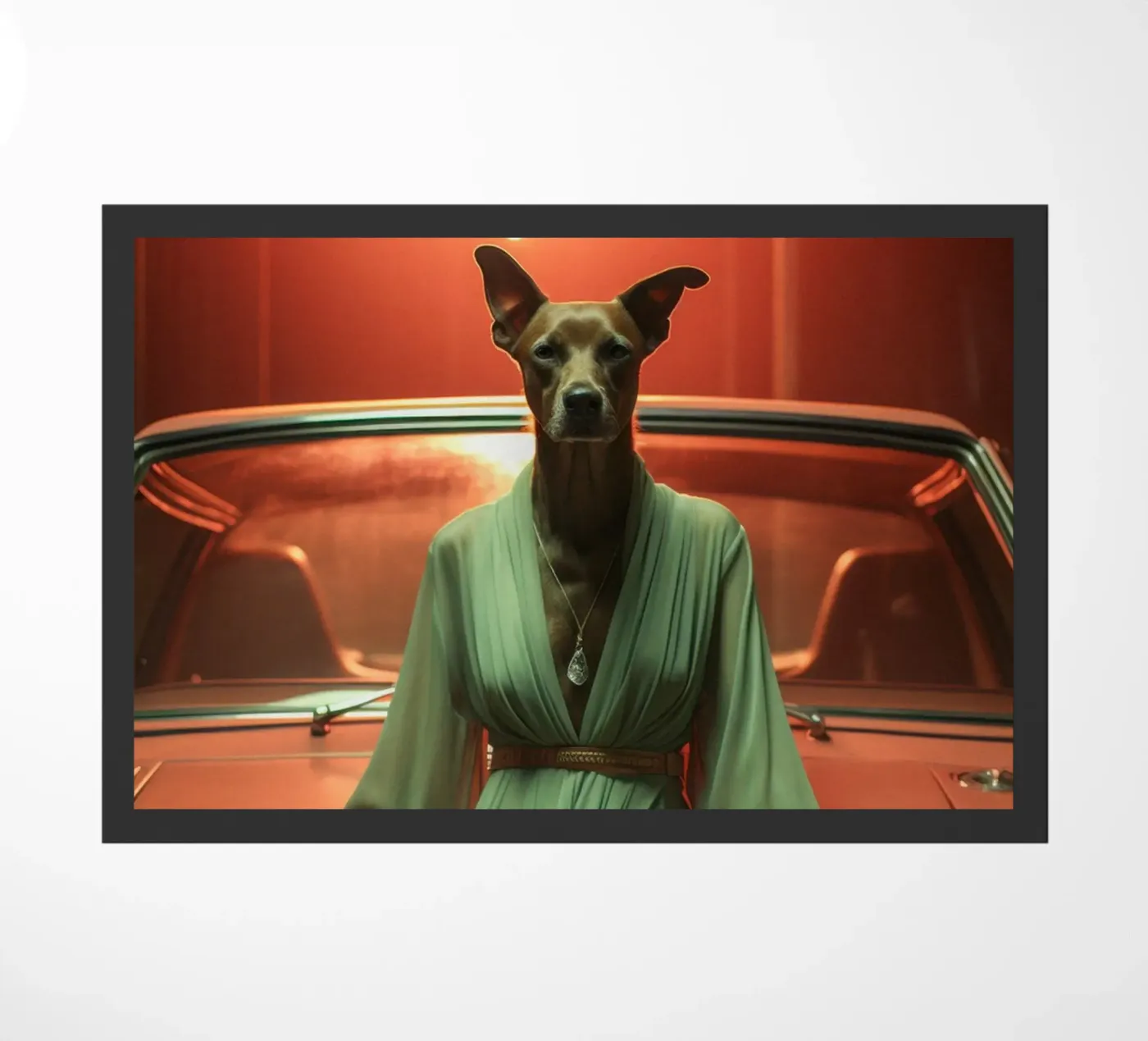 Gloria Fußmatte von Affiches Chien Originales – Dogland