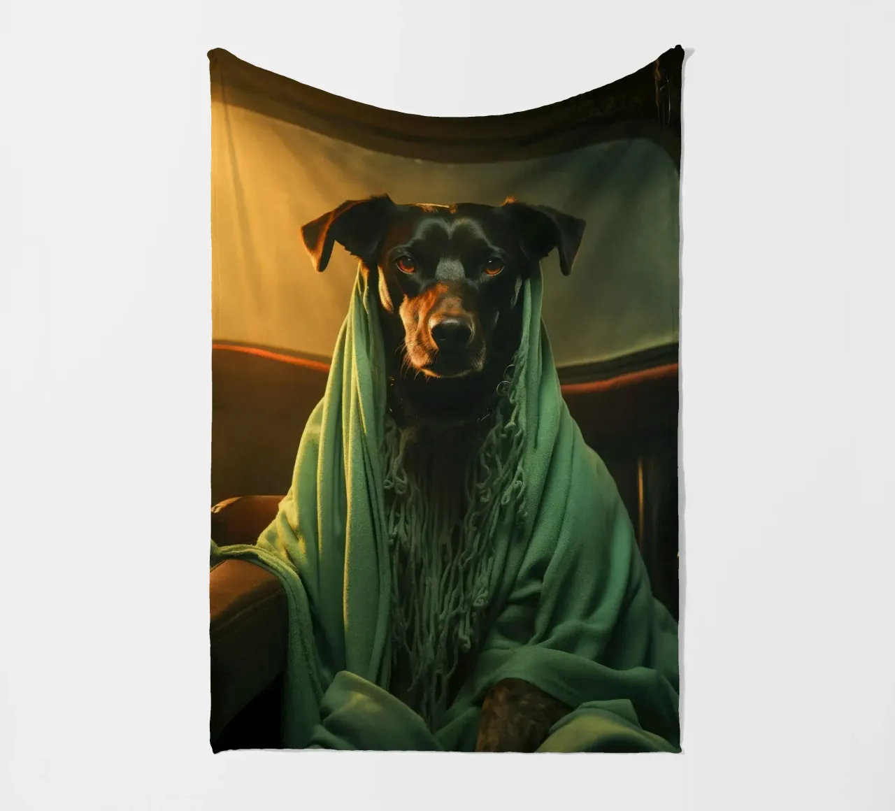 Madame LeSoir coperta in pile da Affiches Chien Originales – Dogland