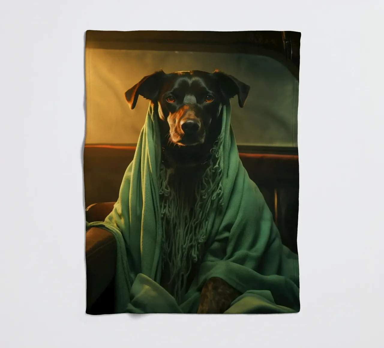 Madame LeSoir coperta in pile da Affiches Chien Originales – Dogland
