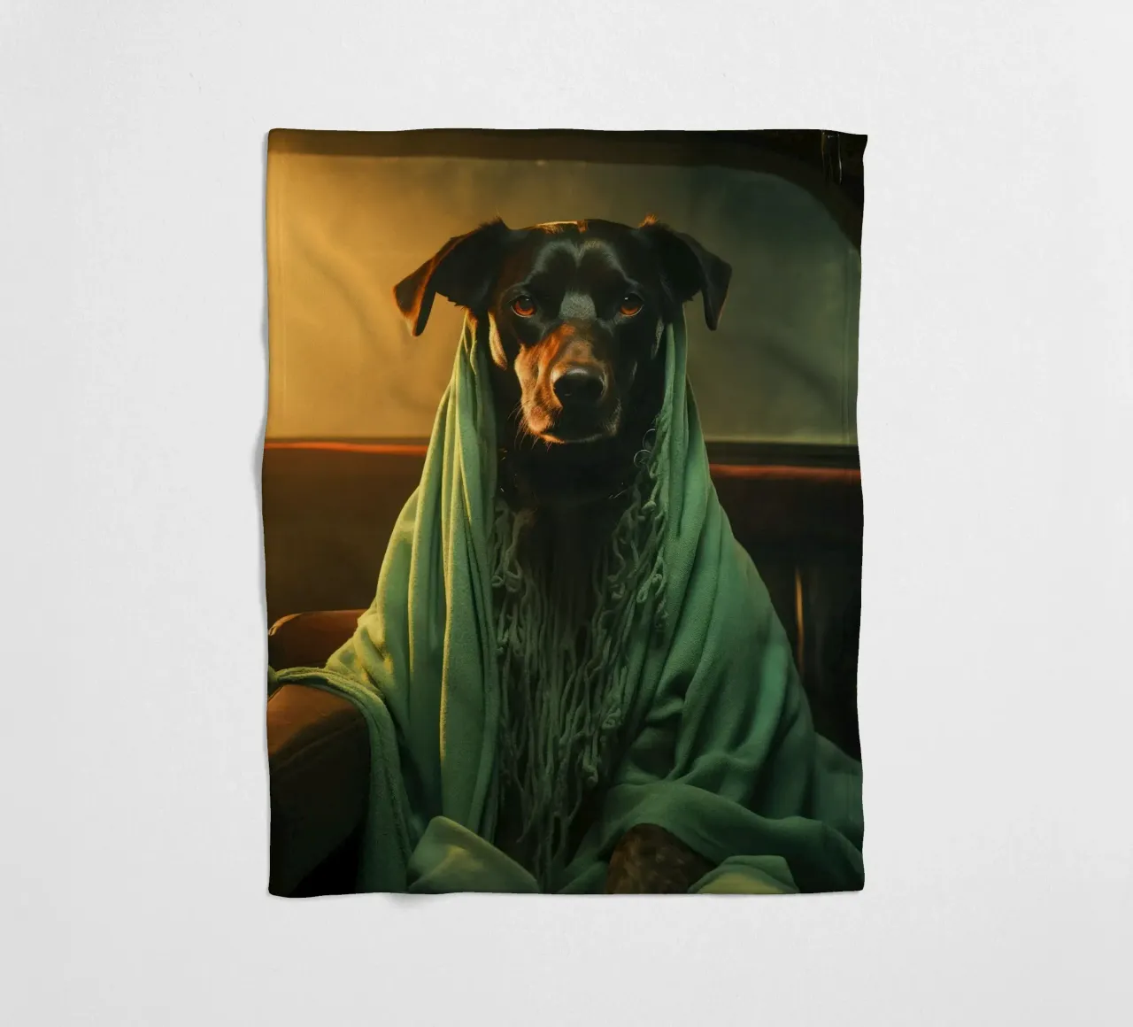 Madame LeSoir coperta in pile da Affiches Chien Originales – Dogland