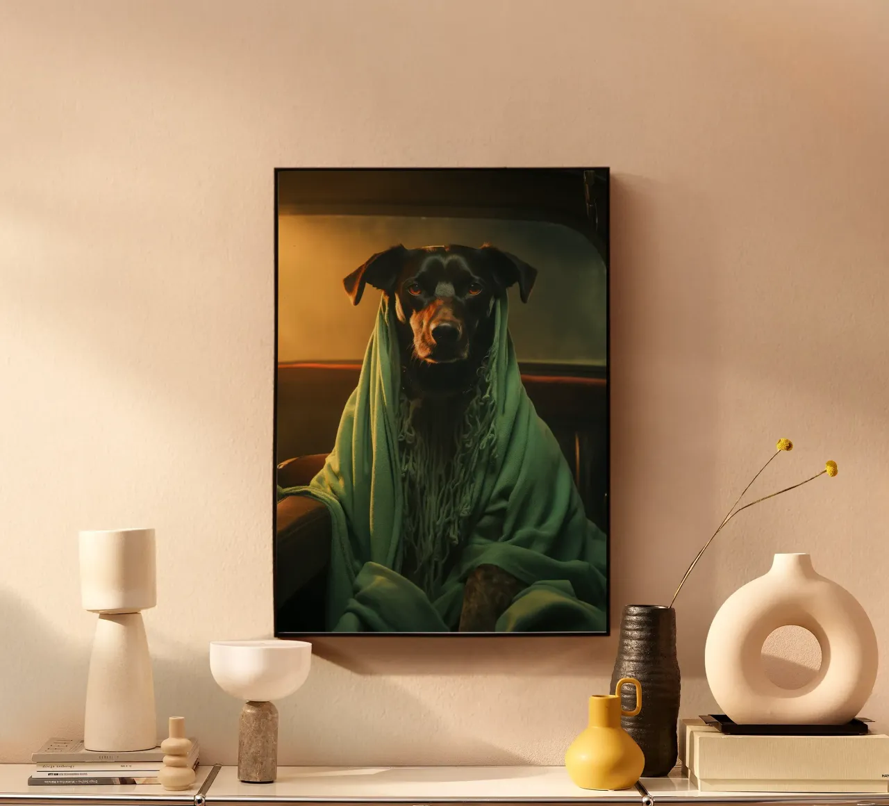 Madame LeSoir plexiglass da Affiches Chien Originales – Dogland