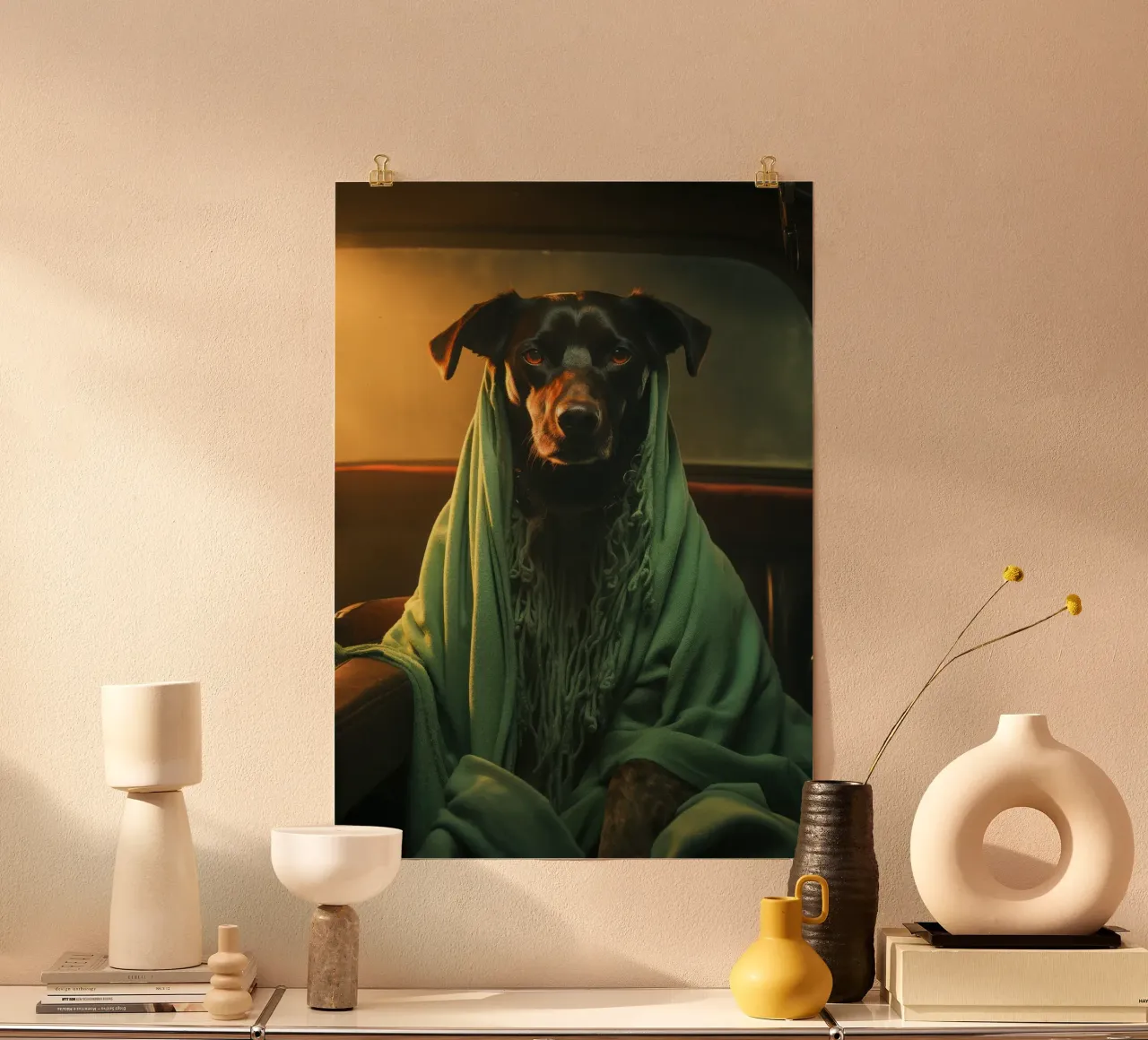 Madame LeSoir carta hahnemühle da Affiches Chien Originales – Dogland