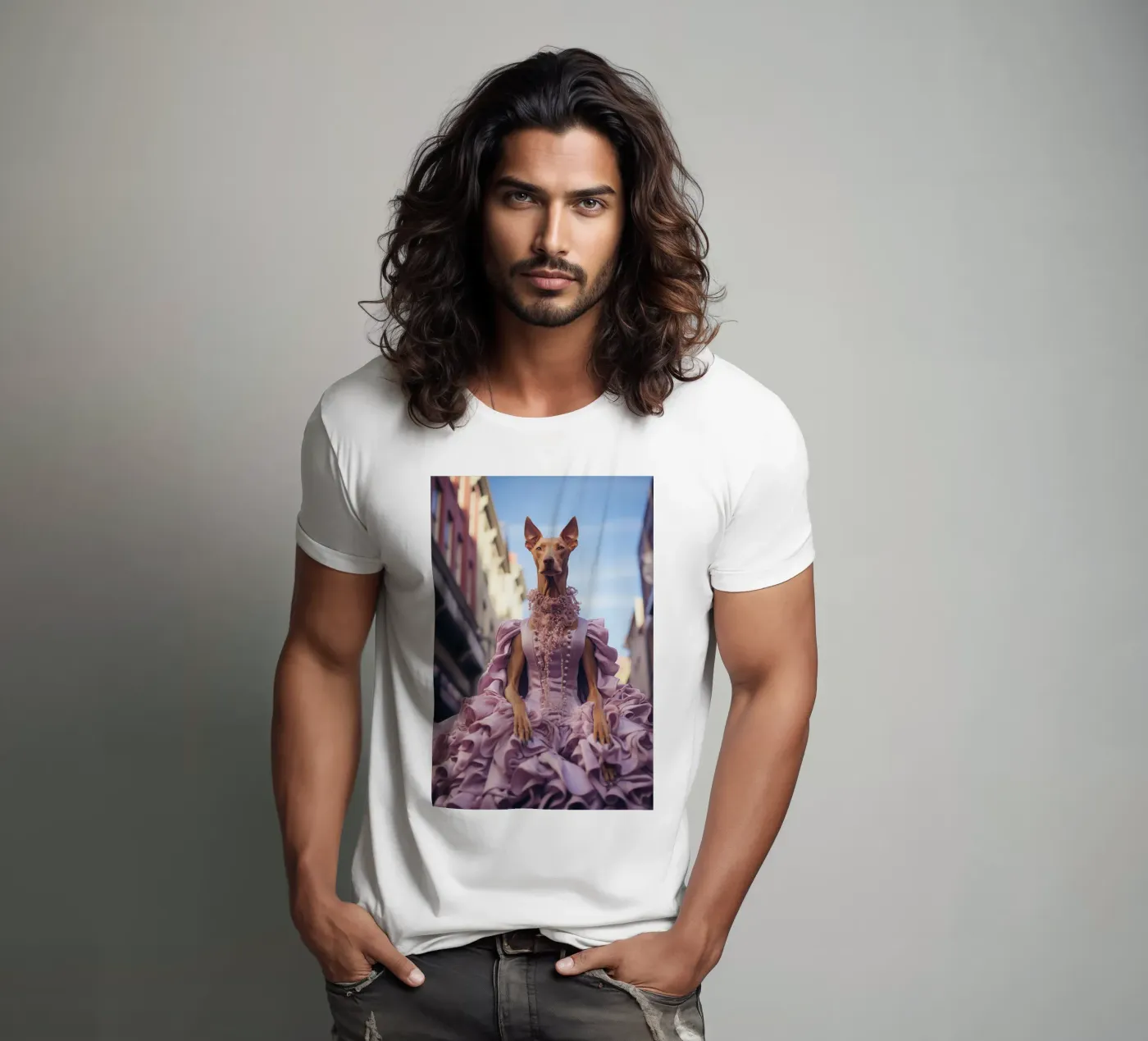 Violette t-shirt da Affiches Chien Originales – Dogland