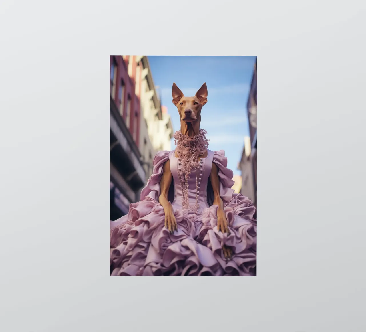 Violette sticker by Affiches Chien Originales – Dogland