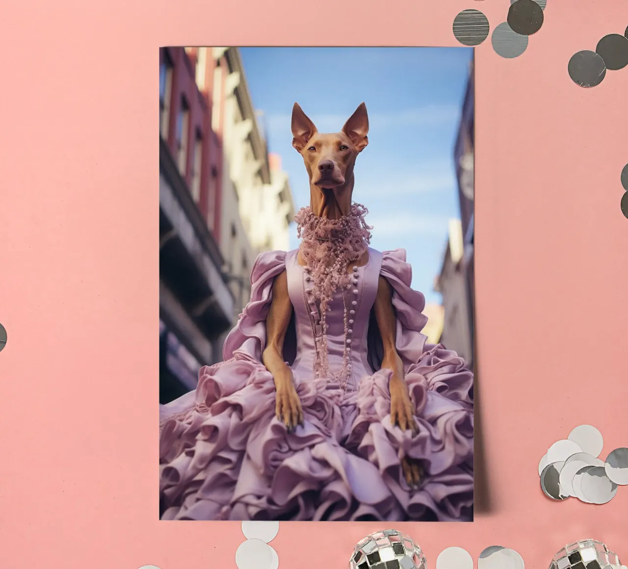 Violette sticker sheet by Affiches Chien Originales – Dogland