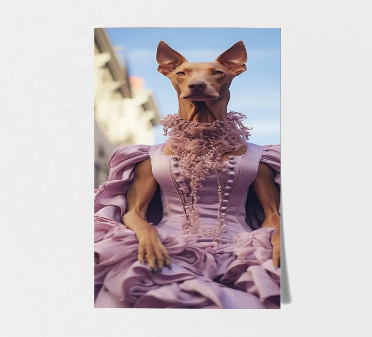 Violette sticker sheet by Affiches Chien Originales – Dogland