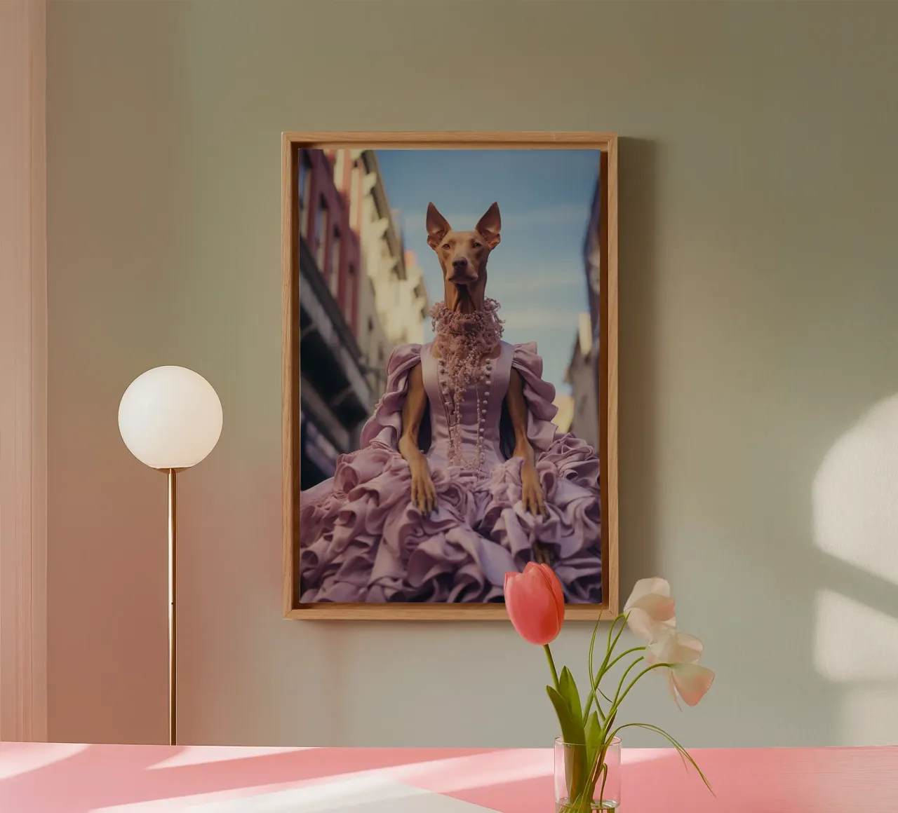 Violette tela da Affiches Chien Originales – Dogland