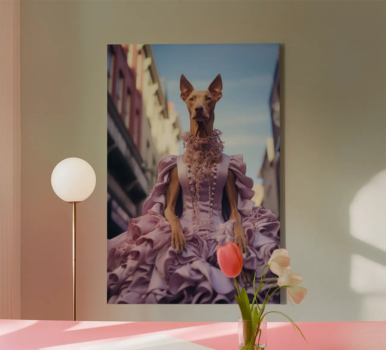 Violette tela da Affiches Chien Originales – Dogland