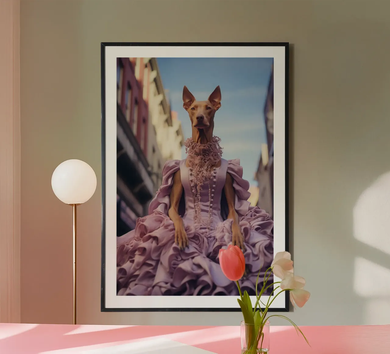 Violette poster de Affiches Chien Originales – Dogland