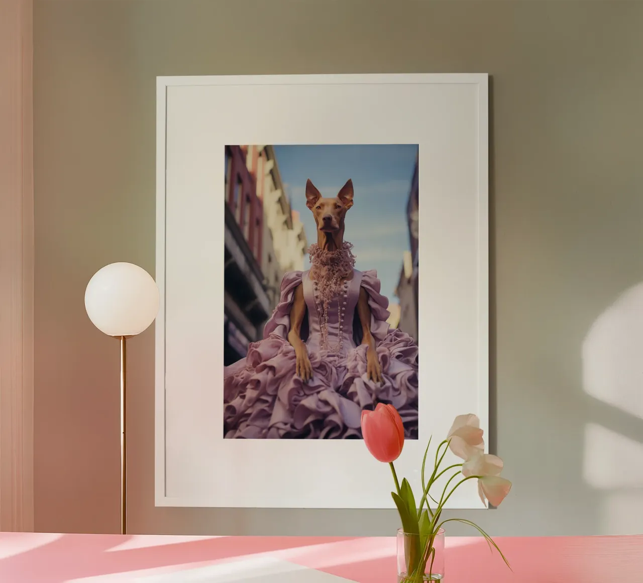Violette poster da Affiches Chien Originales – Dogland