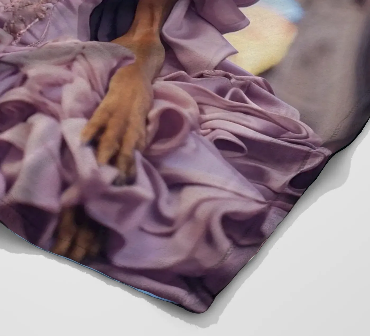 Violette plaid polaire de Affiches Chien Originales – Dogland