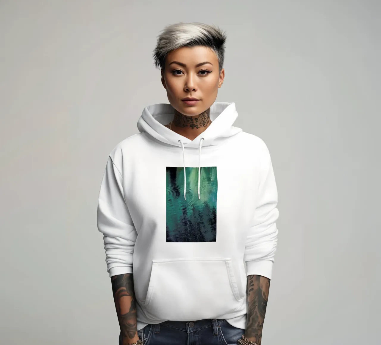 Forest In The Lake sudadera con capucha de Studio Nahili