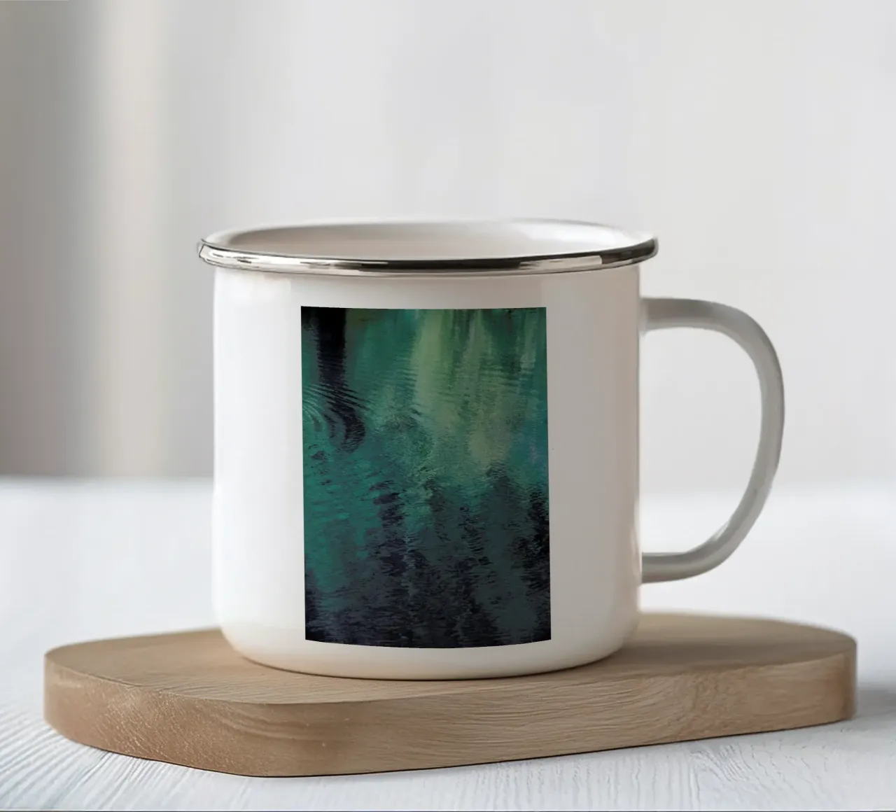 Forest In The Lake taza de esmalte de Studio Nahili