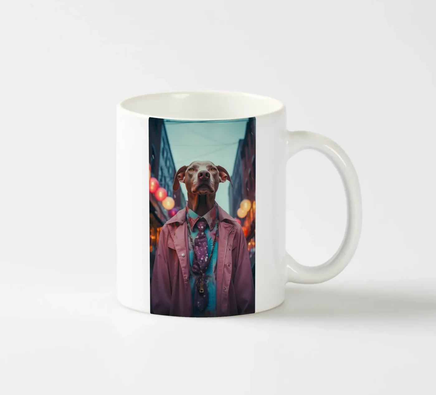 Duke ceramic mug by Affiches Chien Originales – Dogland