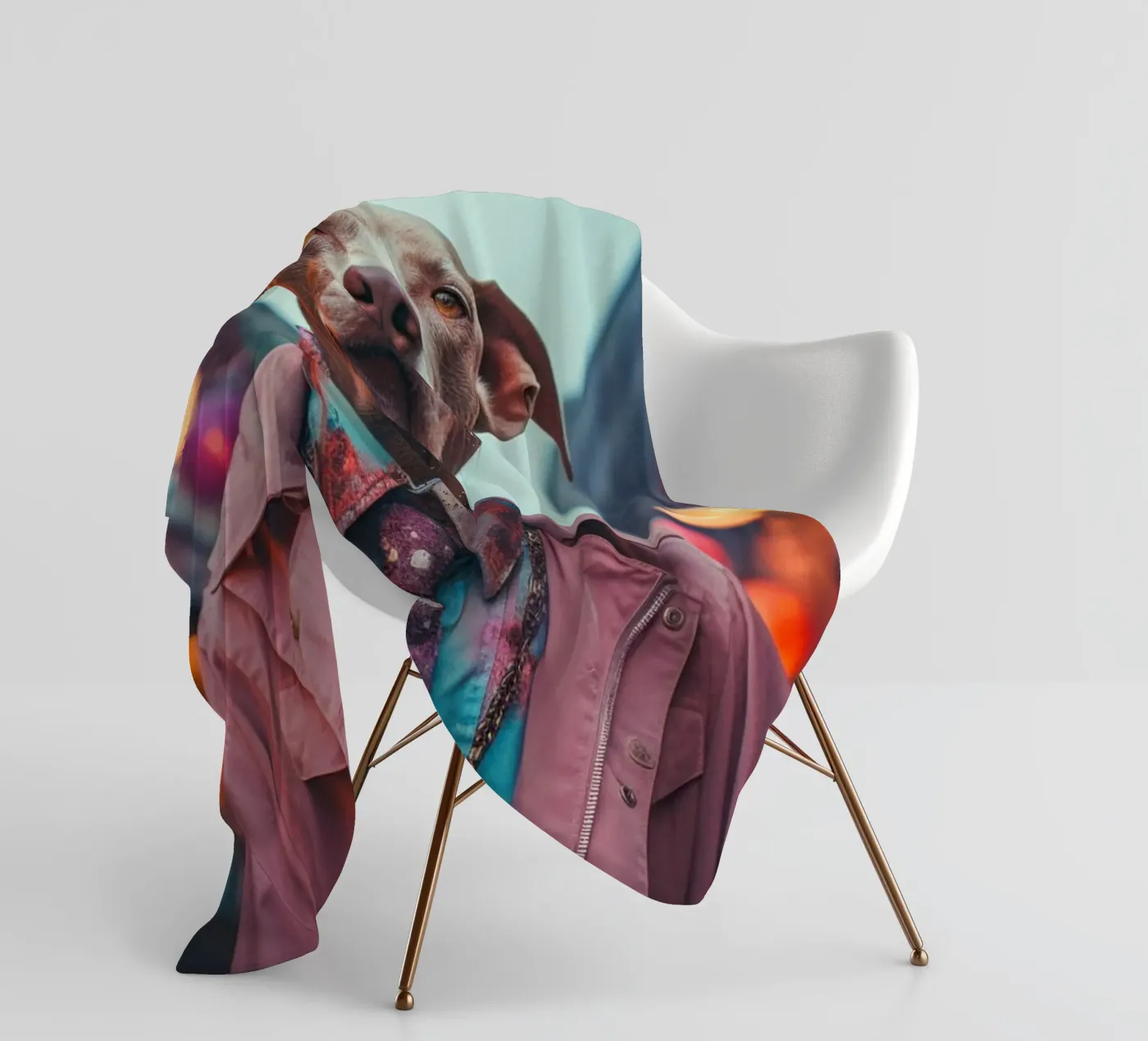 Duca coperta in pile da Affiches Chien Originales – Dogland