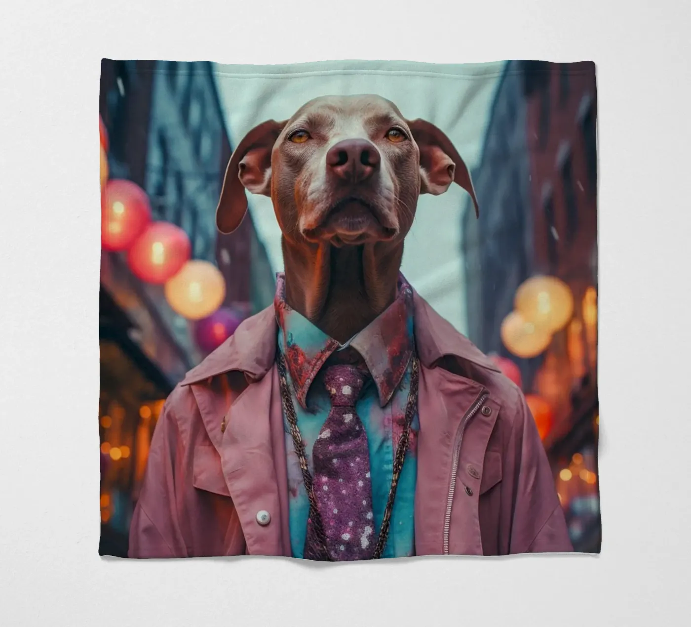 Duca coperta in pile da Affiches Chien Originales – Dogland