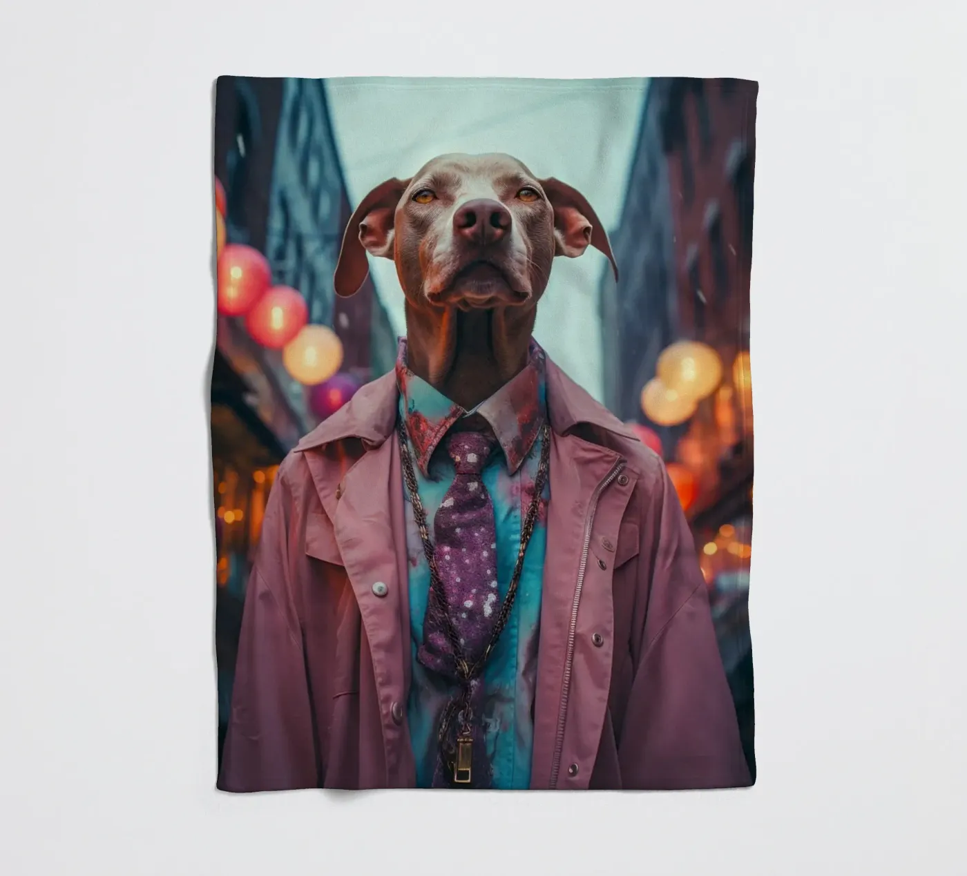 Duca coperta in pile da Affiches Chien Originales – Dogland