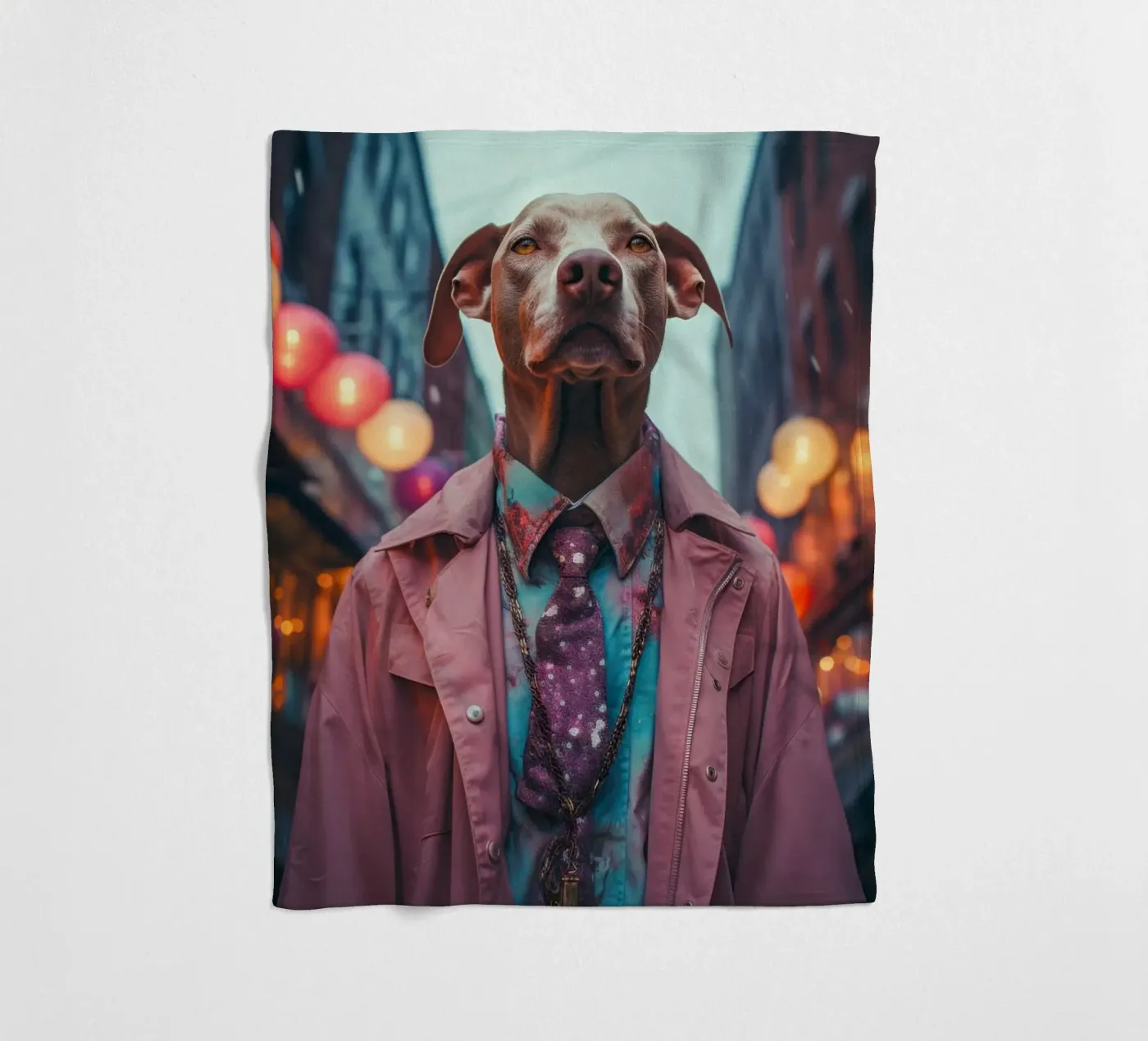 Duca coperta in pile da Affiches Chien Originales – Dogland