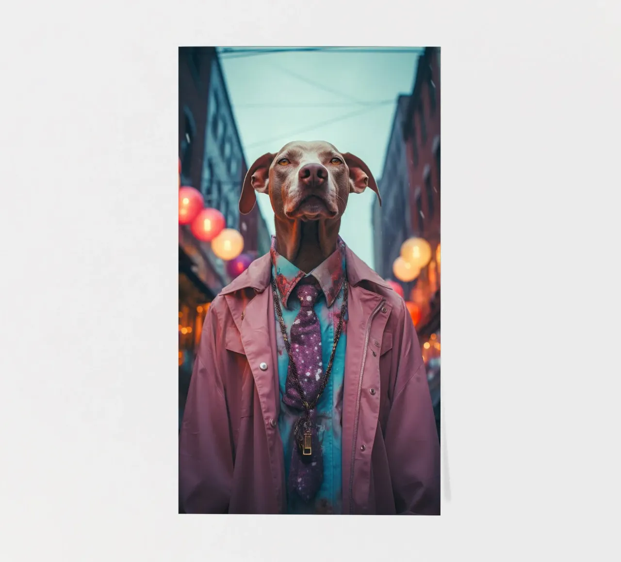 Duca foglio adesivo da Affiches Chien Originales – Dogland