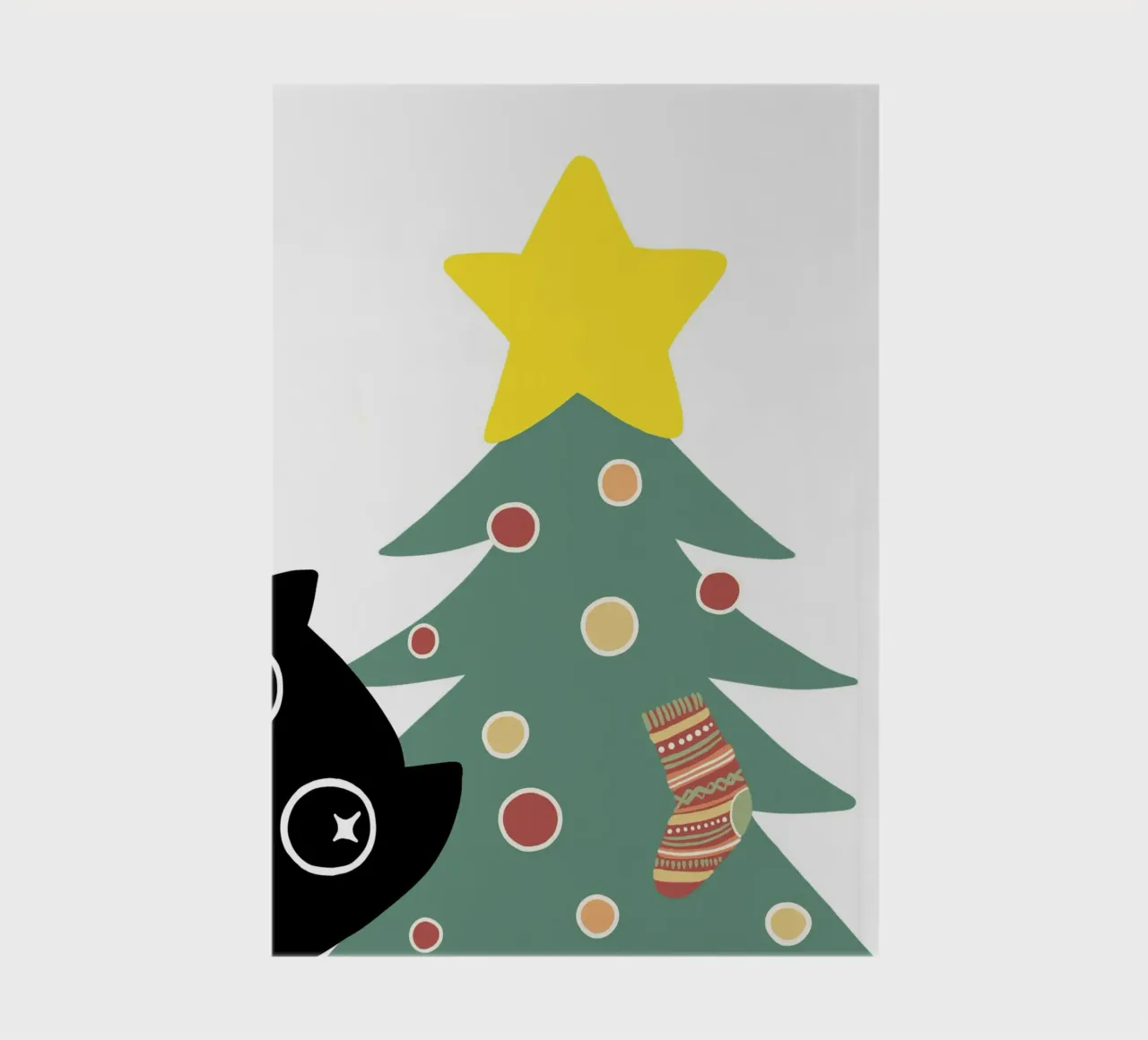 The cat and the christmas tree diario da BAINAI