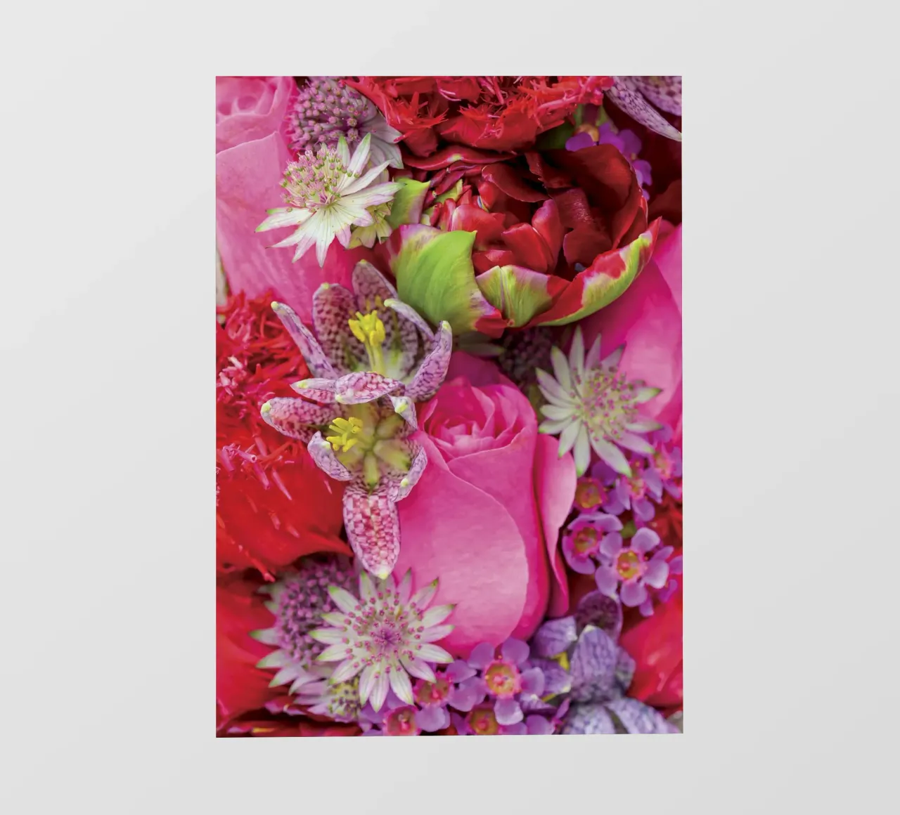 Incantevole composizione floreale telo in pvc da Curious Collections by Marielle Leenders