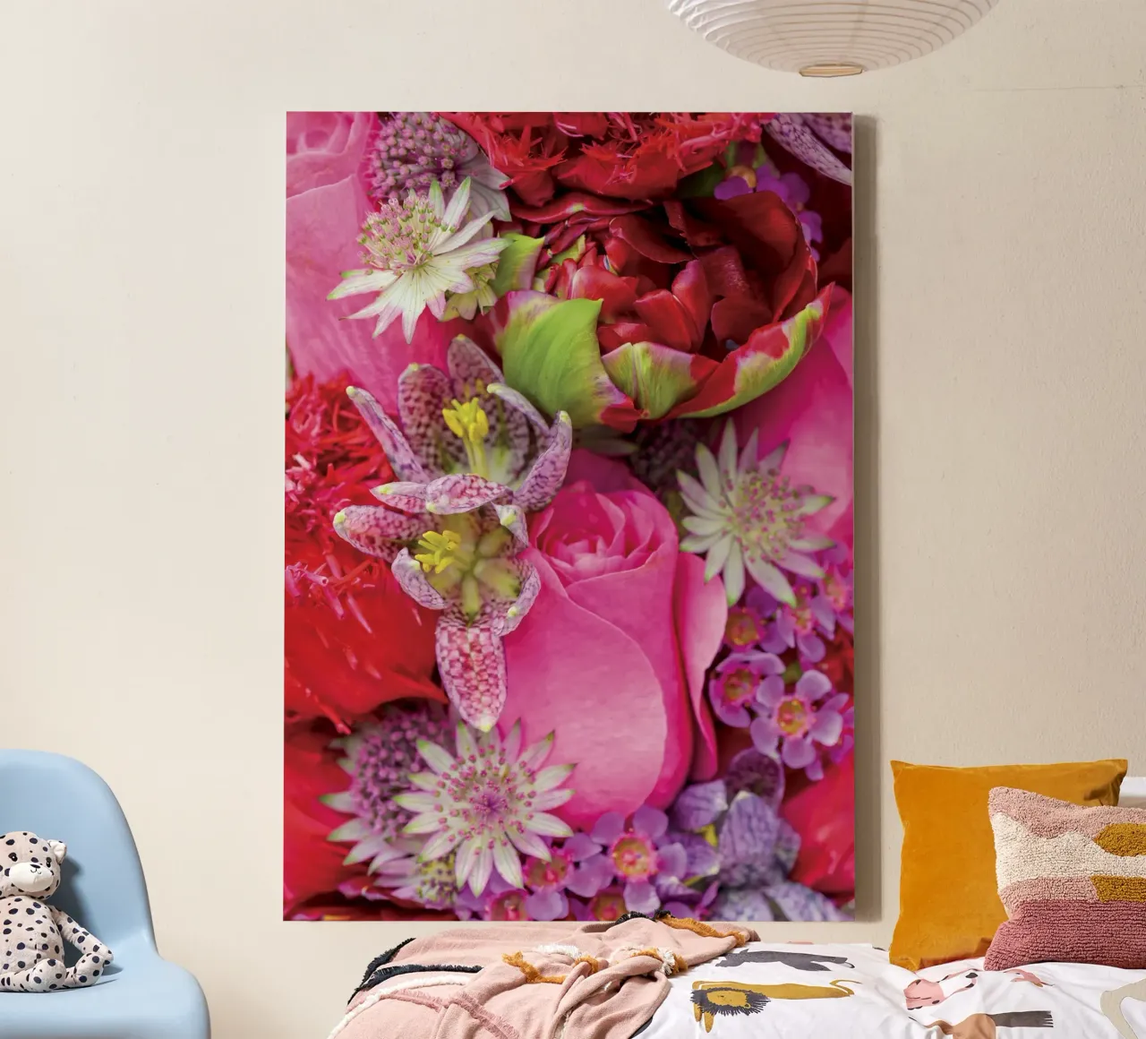 Incantevole composizione floreale tela da Curious Collections by Marielle Leenders