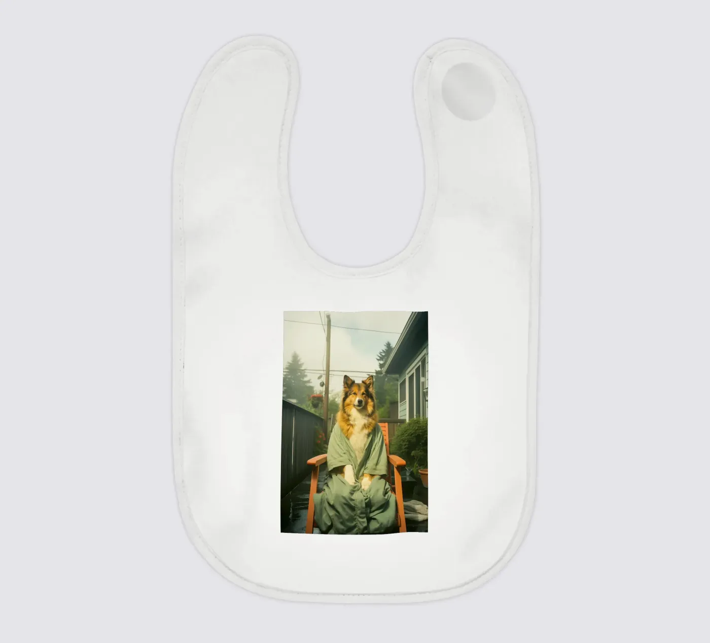 Milo baby bib by Affiches Chien Originales – Dogland