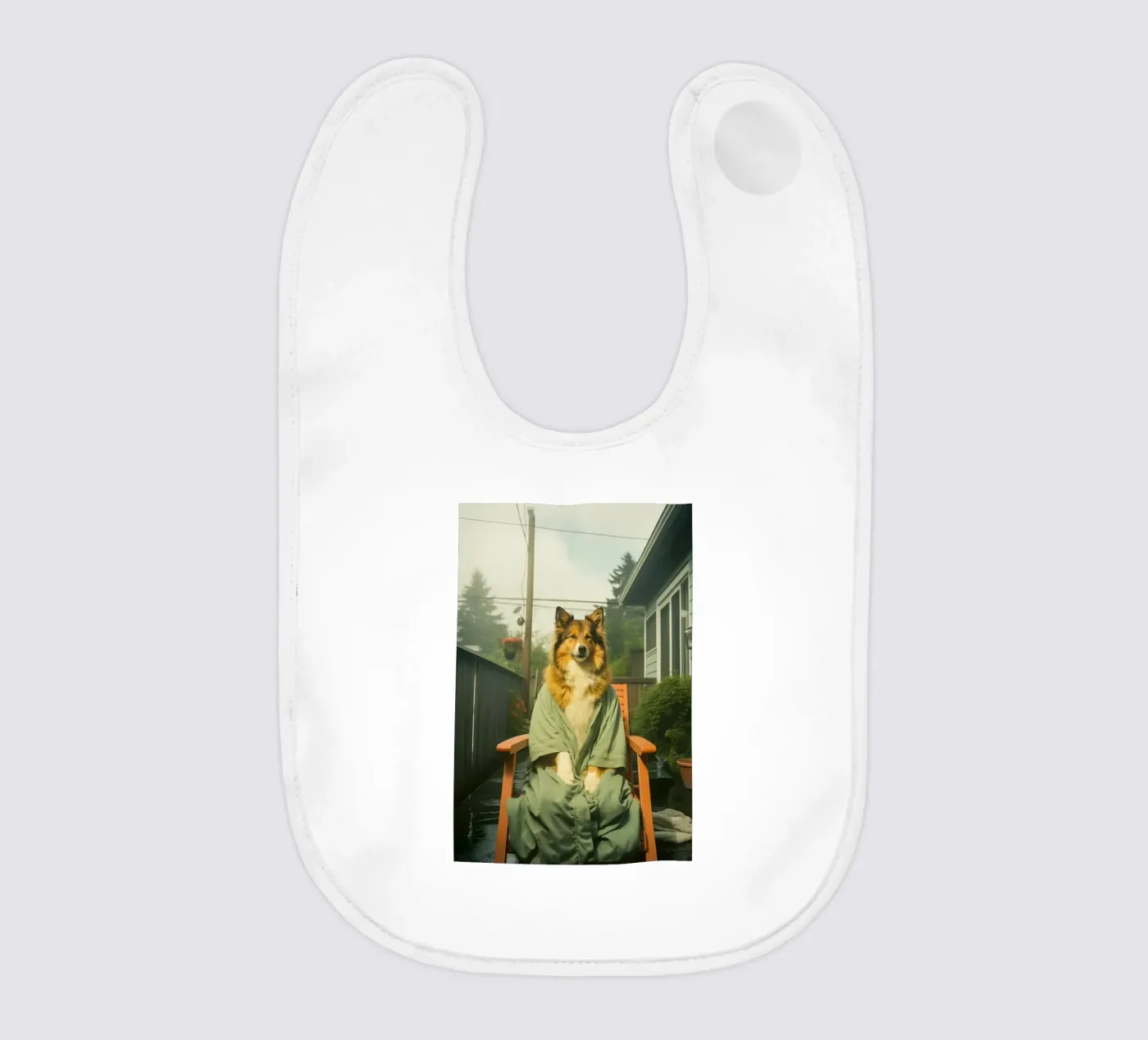 Milo baby bib by Affiches Chien Originales – Dogland