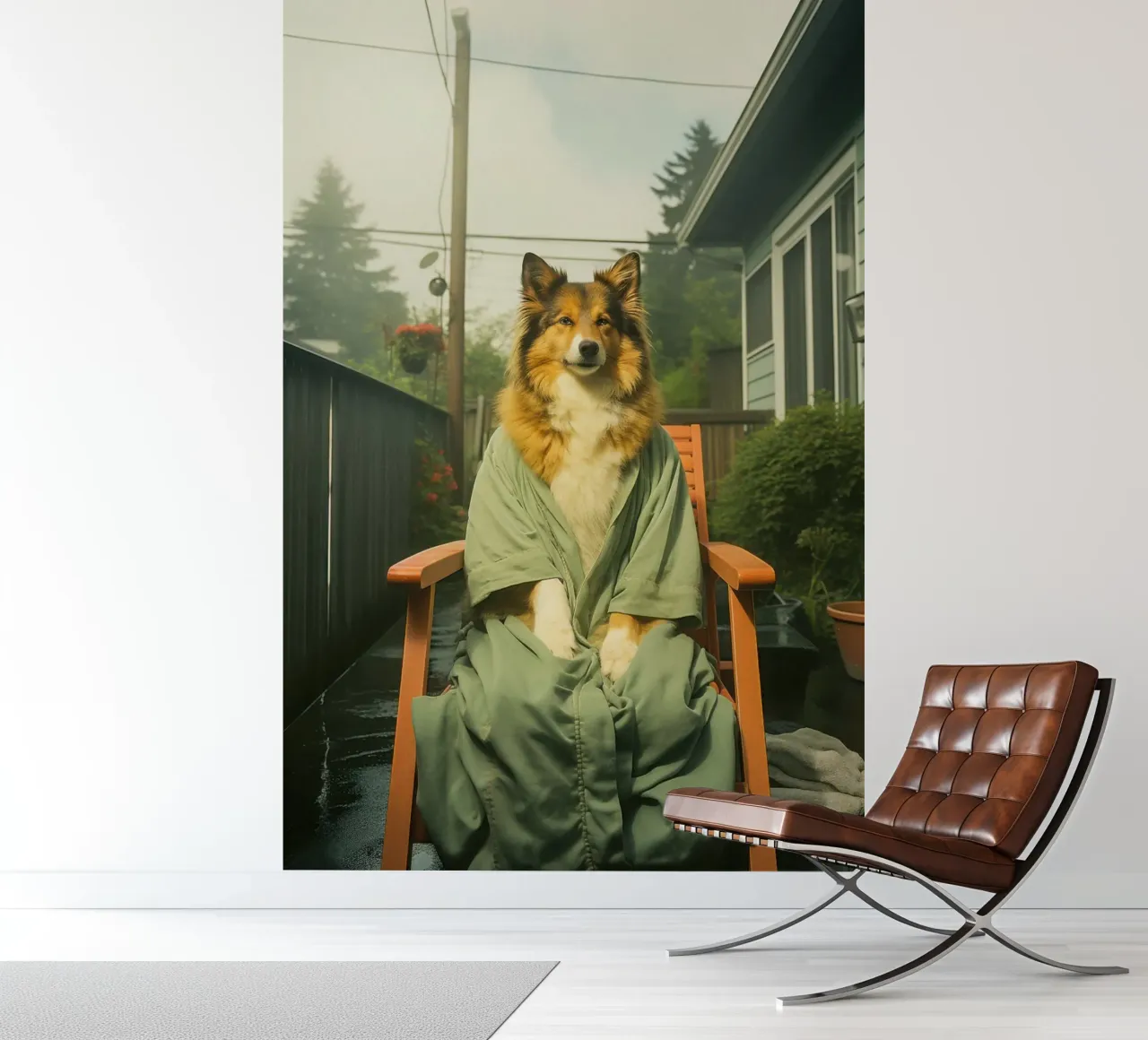 Milo fotobehang van Affiches Chien Originales – Dogland