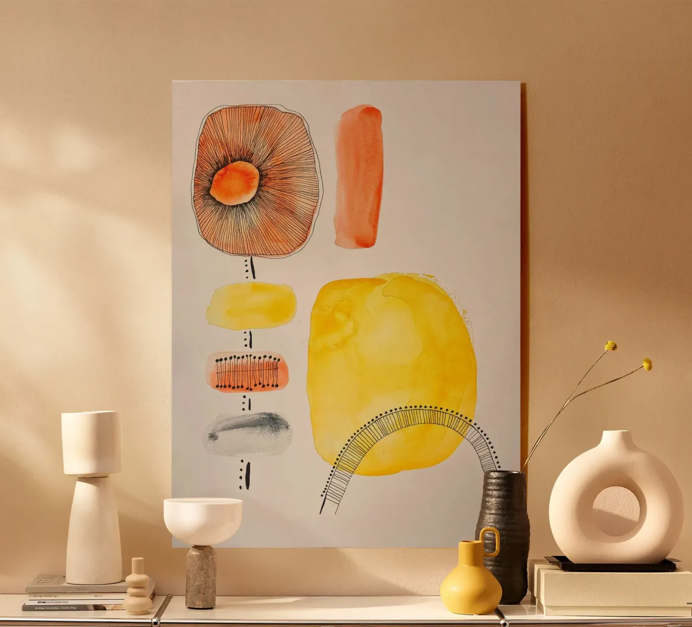 Here comes the sun acrylic glass by MissVeroonica