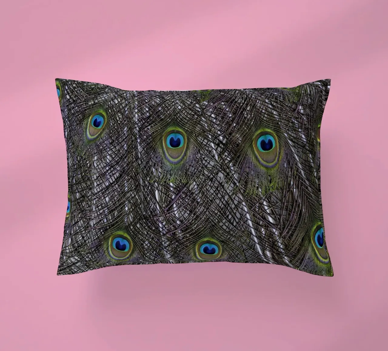 Splendide piume di pavone - Un tocco di eleganza reale cuscino da Curious Collections by Marielle Leenders