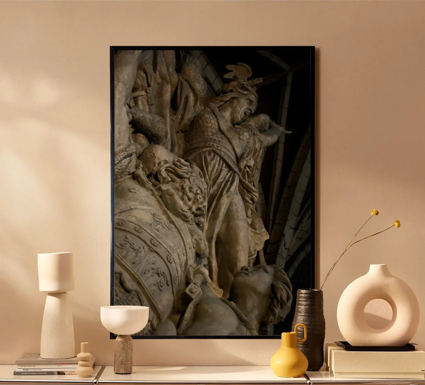 Standbeeld poster van Lise Ruault