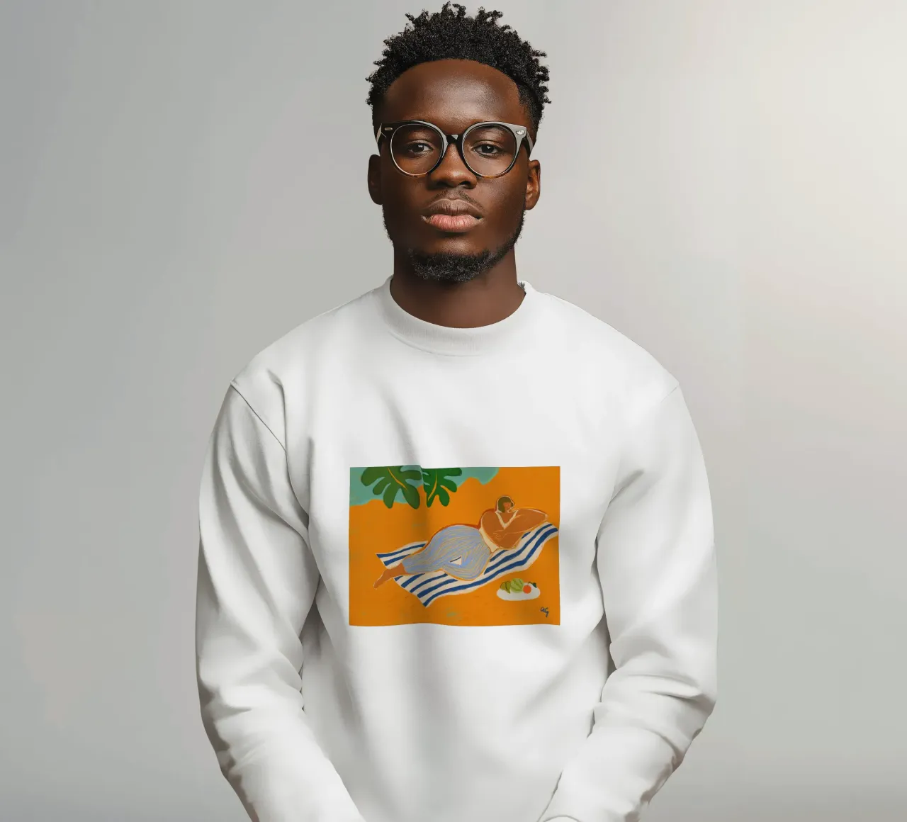 A Day at the Beach sweatshirt by Arty Guava