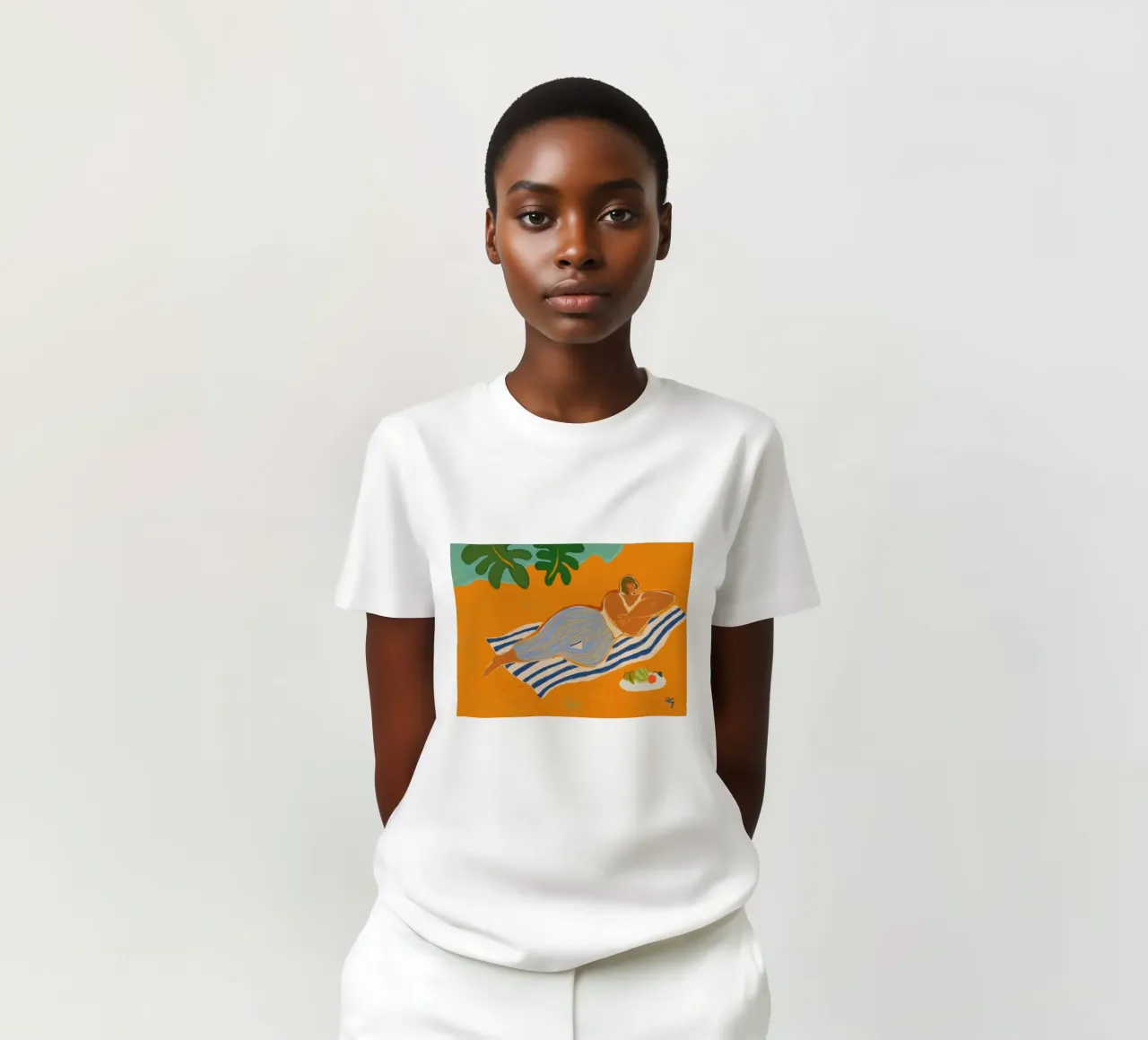 Una giornata in spiaggia t-shirt da Arty Guava