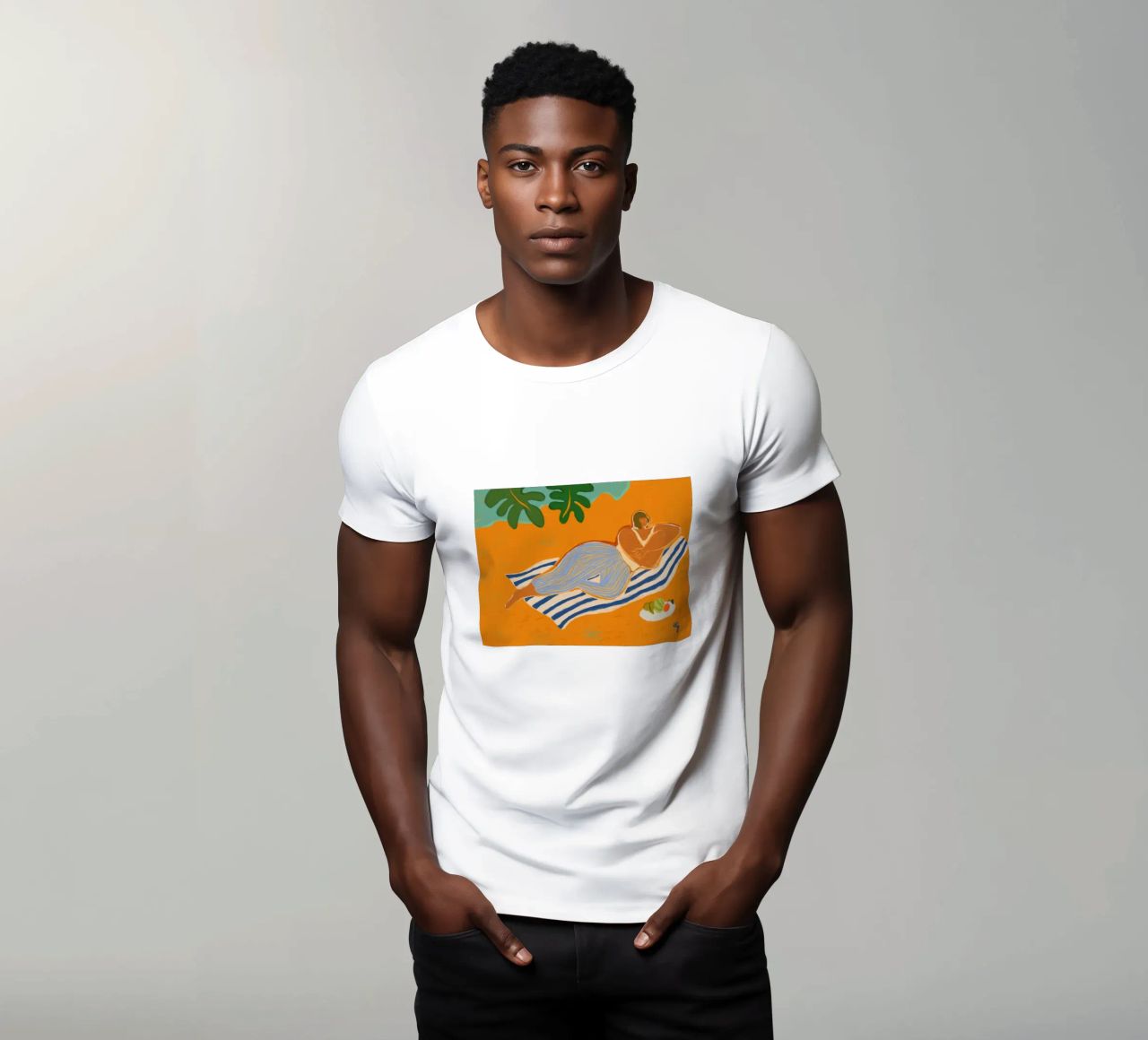 Una giornata in spiaggia t-shirt da Arty Guava