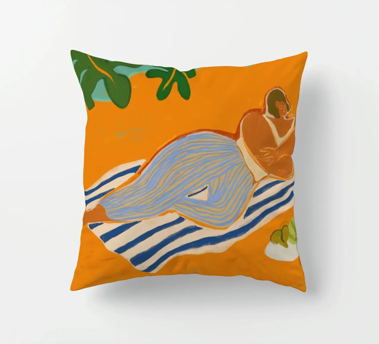 Una giornata in spiaggia cuscino da Arty Guava