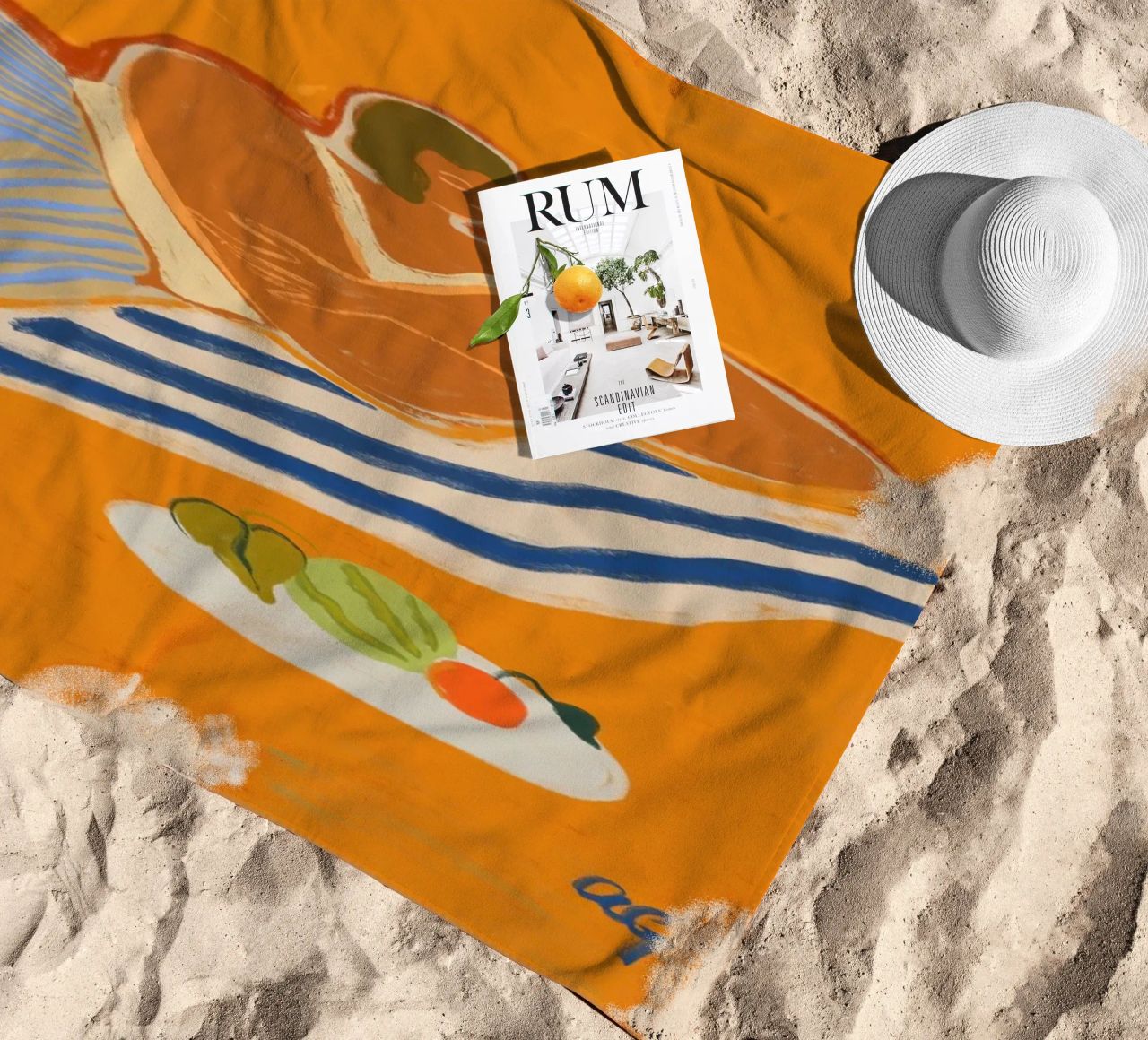 Una giornata in spiaggia telo mare da Arty Guava