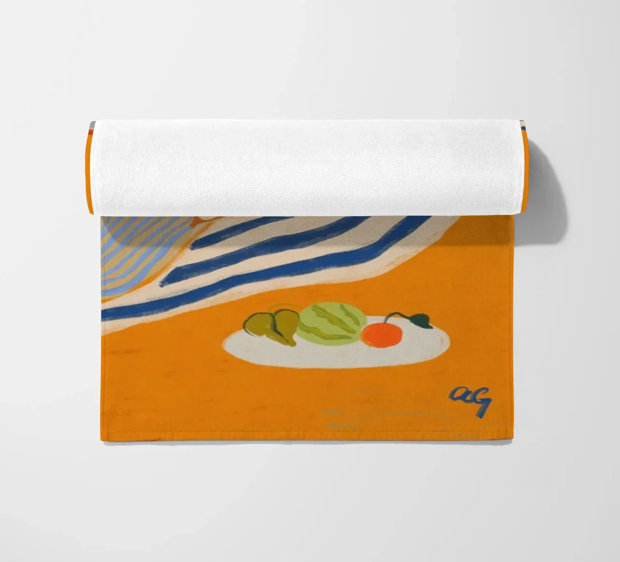 A Day at the Beach beach towel by Arty Guava