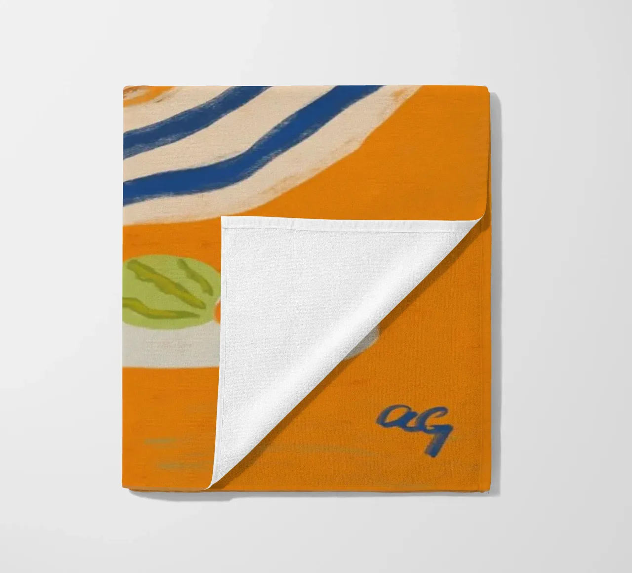 A Day at the Beach beach towel by Arty Guava