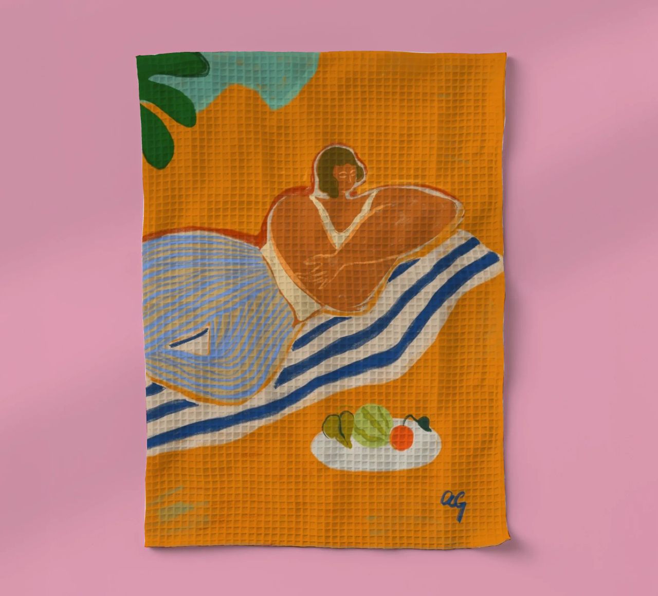 Una giornata in spiaggia canovaccio da cucina da Arty Guava