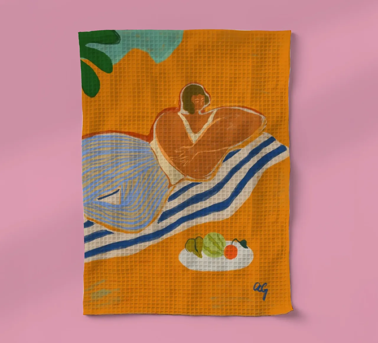 Una giornata in spiaggia canovaccio da cucina da Arty Guava