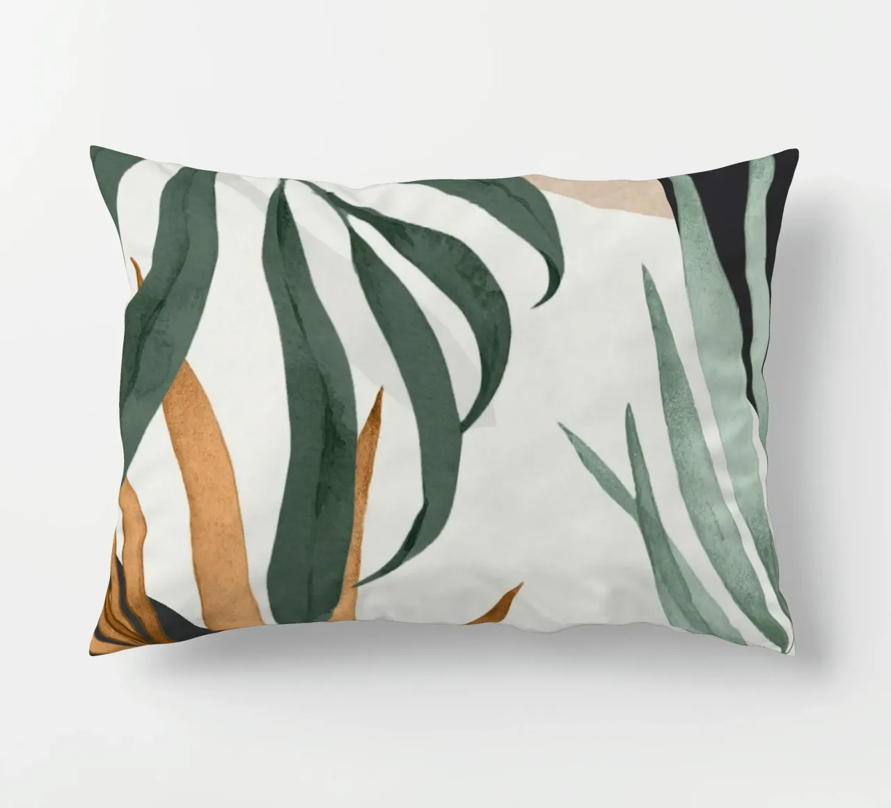 Arte astratta minimale Foglie tropicali 16 cuscino da ThingDesign