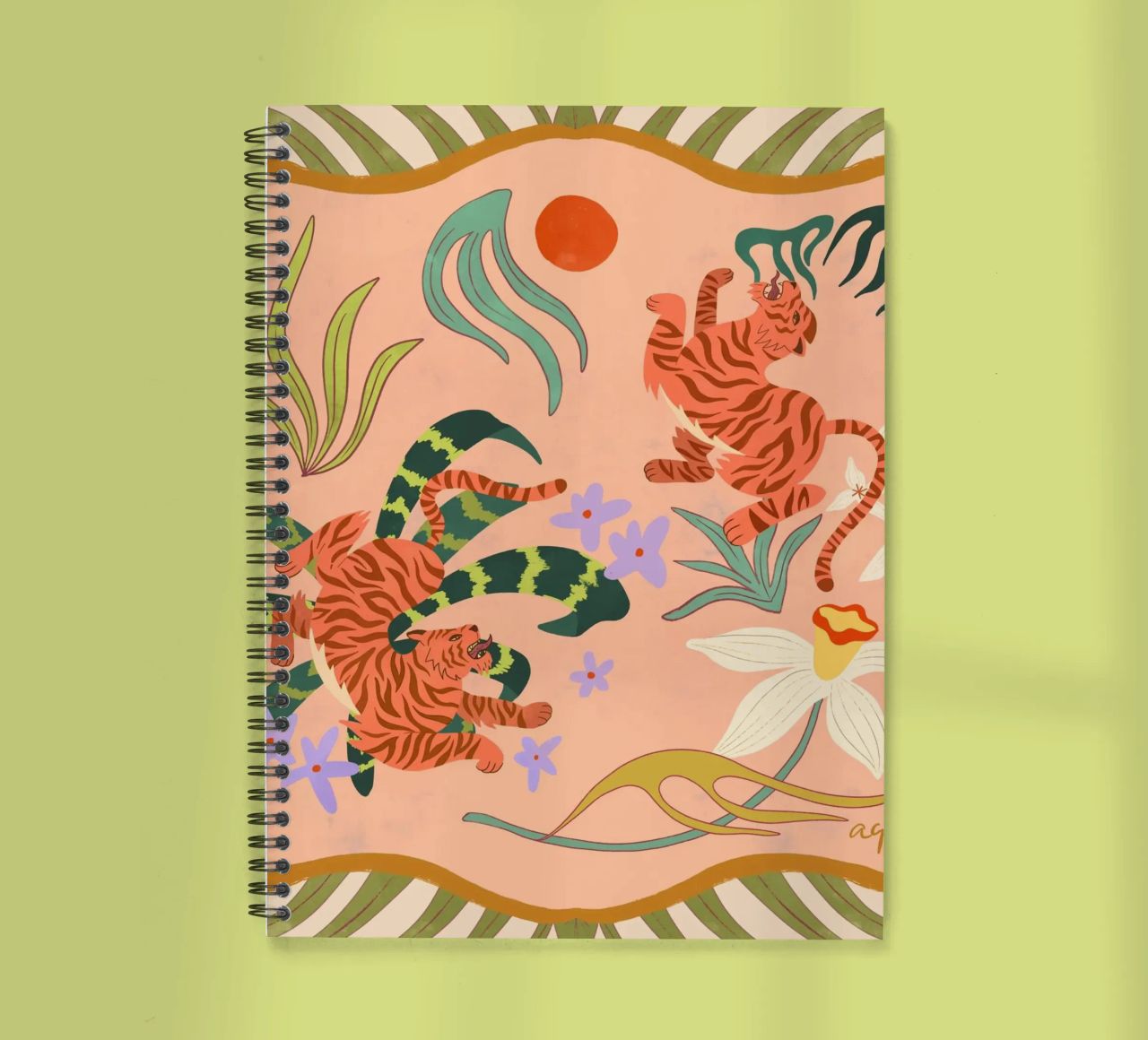 Temps de jeu carnet à spirale de Arty Guava