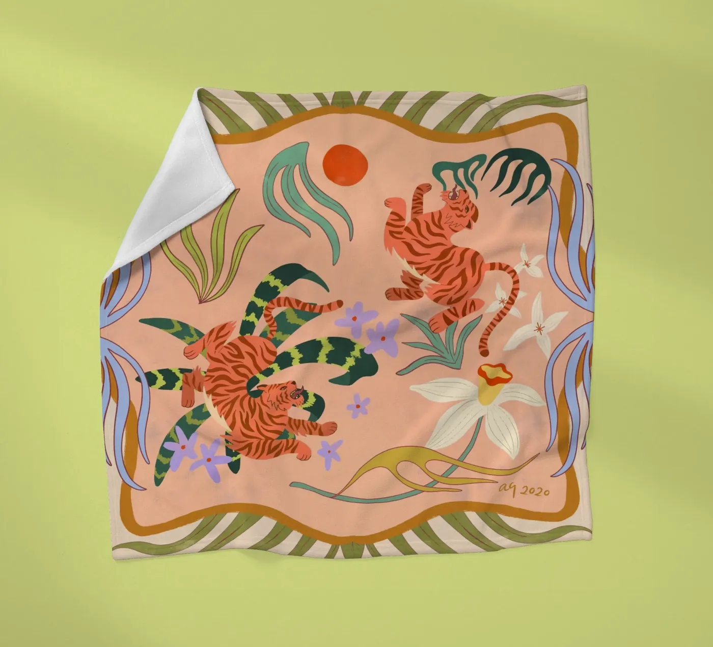 Speeltijd fleecedeken van Arty Guava