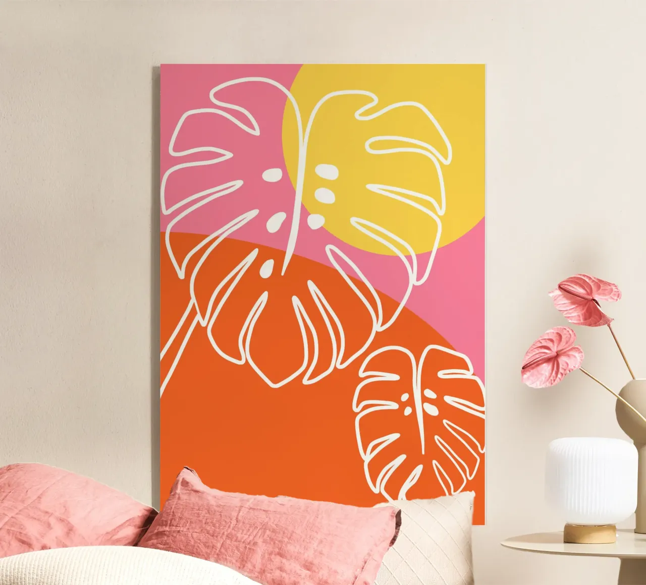 Happy Monstera plexiglass da BAINAI KIDS