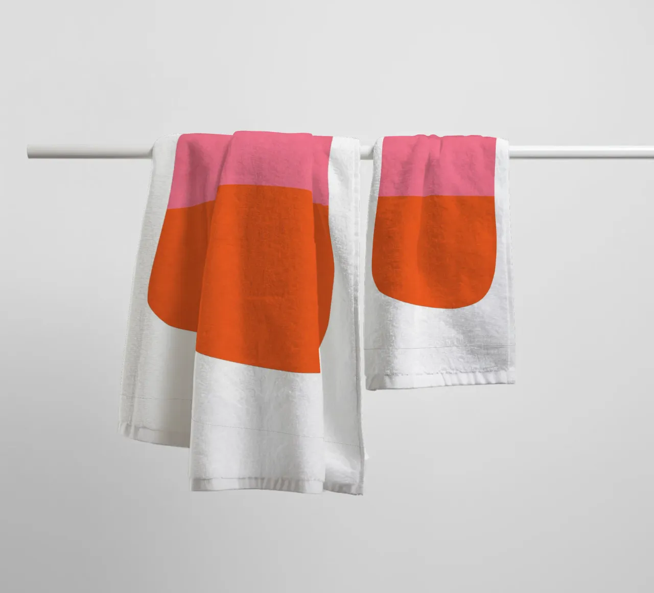 Pebble Rosa Rot asciugamano da bagno da BAINAI KIDS