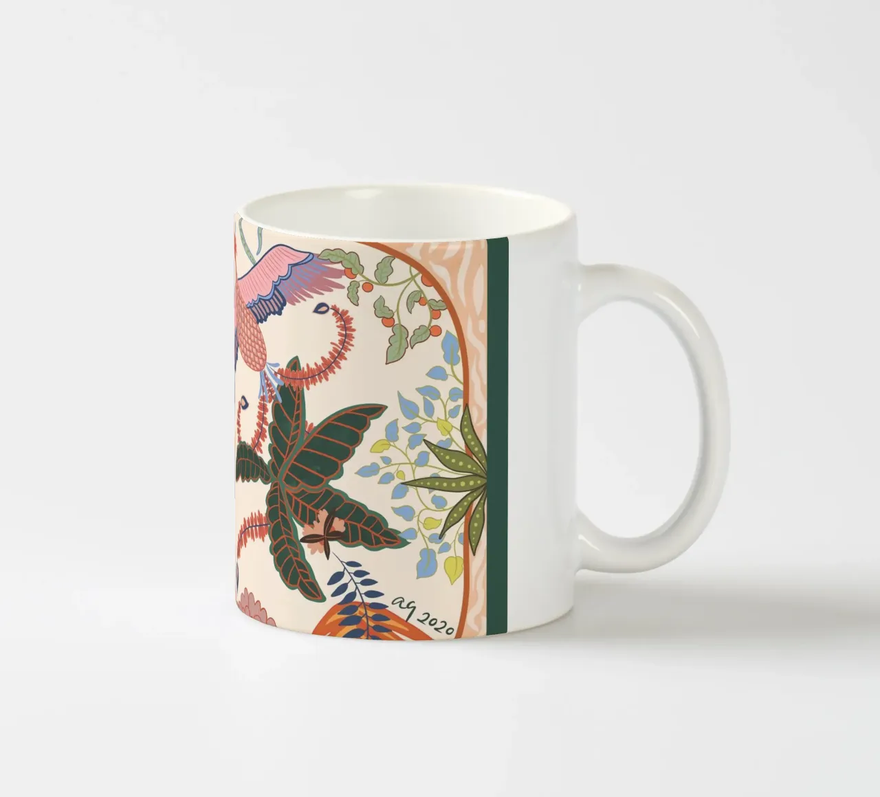 Spring Flight ceramic mug by Arty Guava